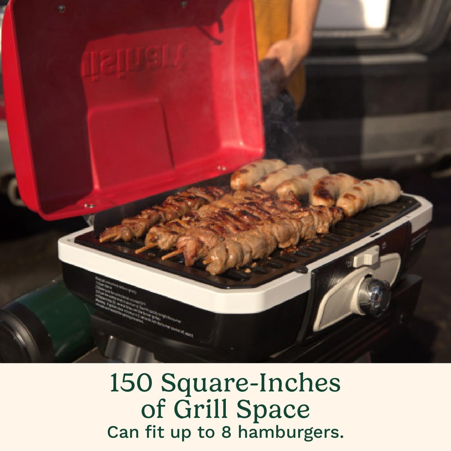 Cuisinart Portable Gas Grill with VersaStand™, 1-Burner Portable Barbecue Grill for Patio