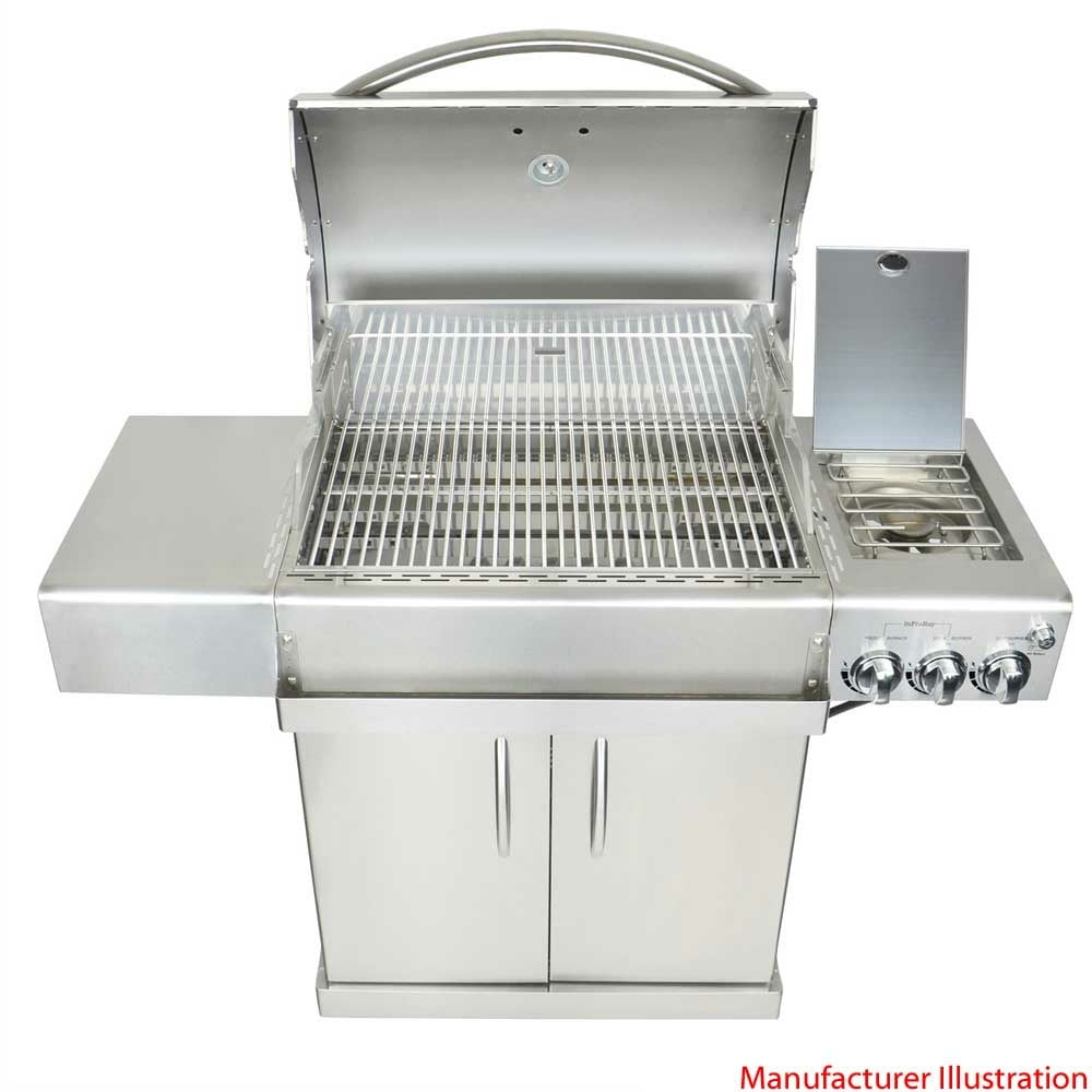 Chef's Grill Propane Gas Grill IR2818-1 | Infrared 53,000 BTU 627 SQIN