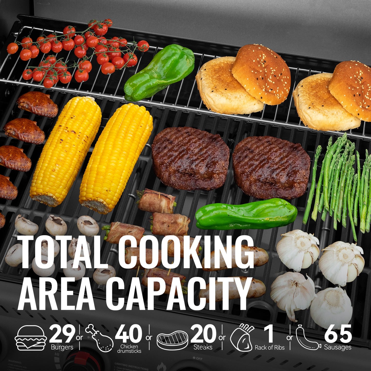Royal Gourmet GA4401T 4-Burner BBQ Gas Grill with Side Shelves, 40,000 BTU Output, Perfect Patio Garden Picnic Backyard Barbecue Grill for Outcooking