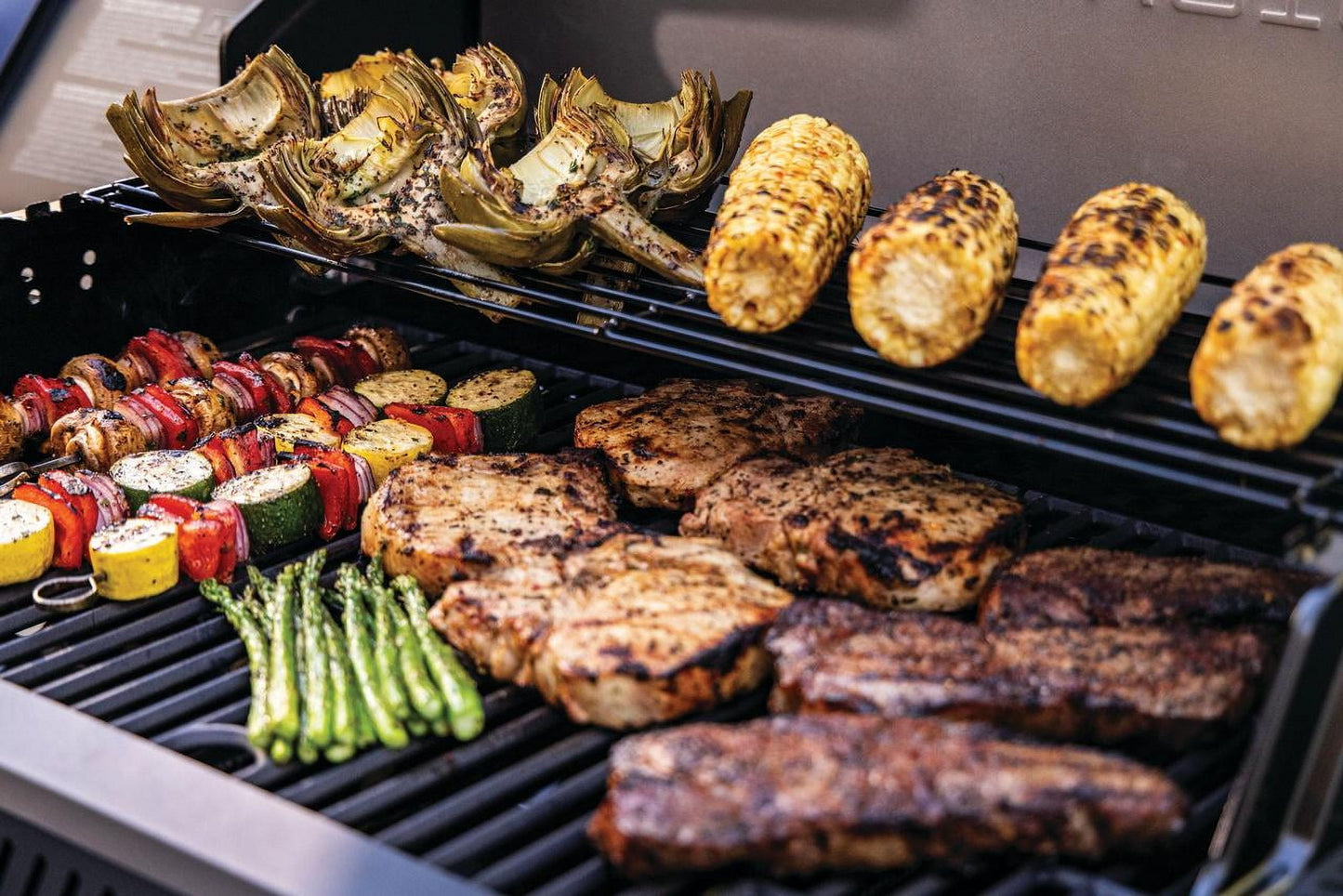Charbroil Performance Series FlavorMax 5-Burner Gas Grill with Side Burner and 12" Griddle