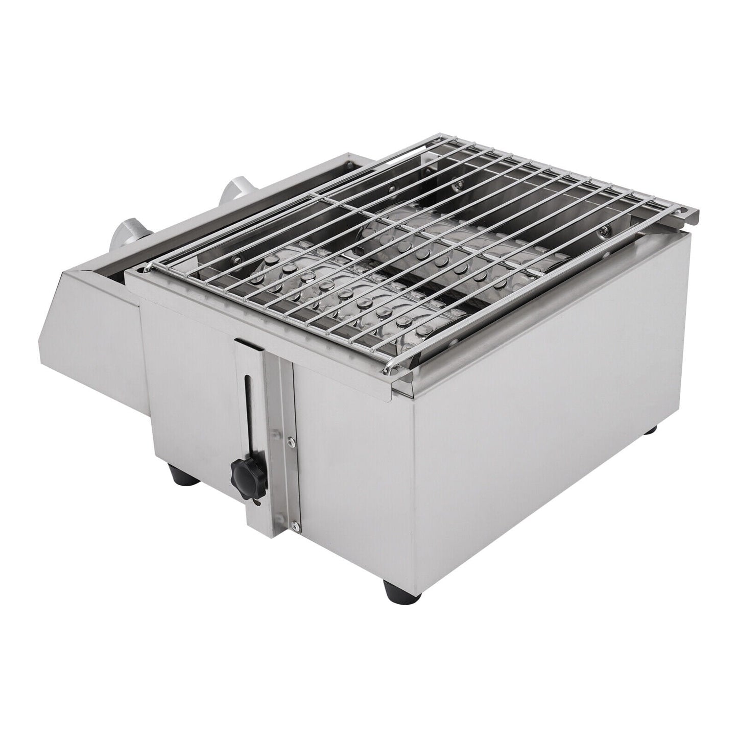 2 Burner Tabletop Propane Gas Grill Stainless Steel Outdoor BBQ Camping Griddle
