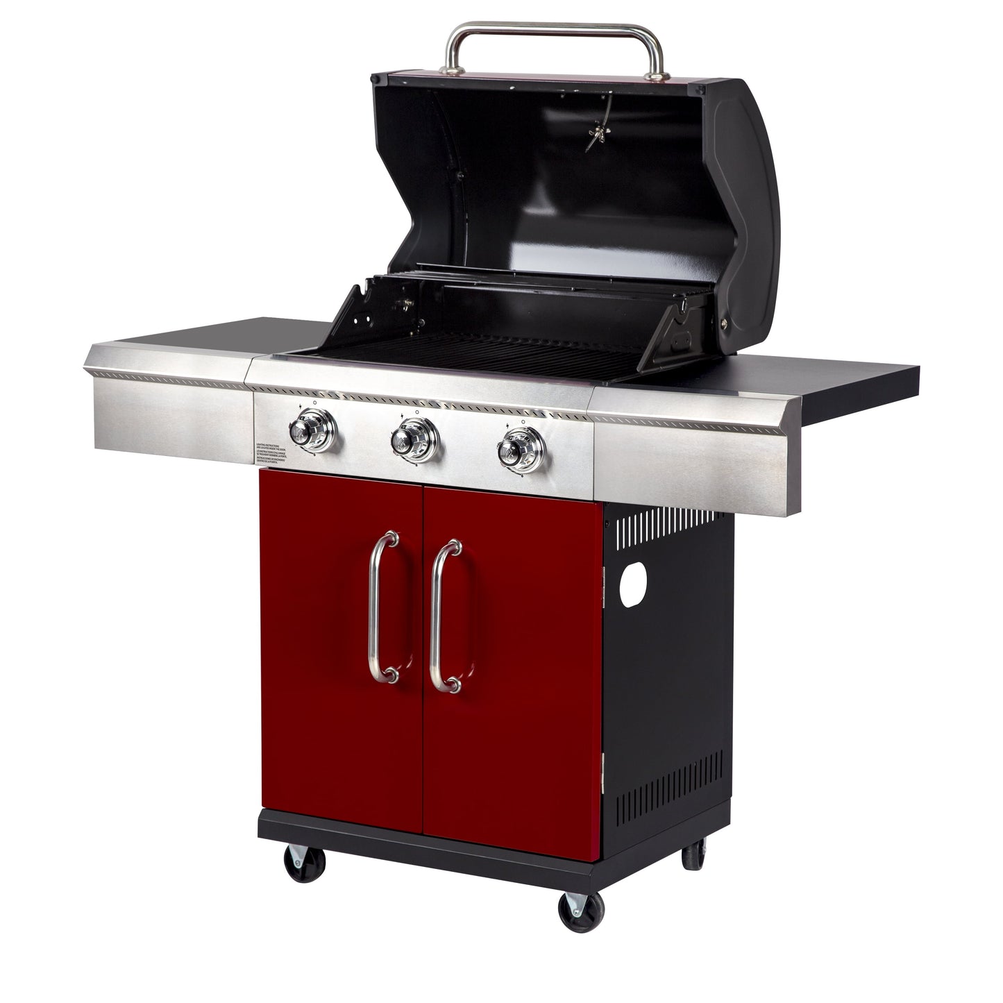 Dyna Glo 3 Burner Red Propane Gas Grill