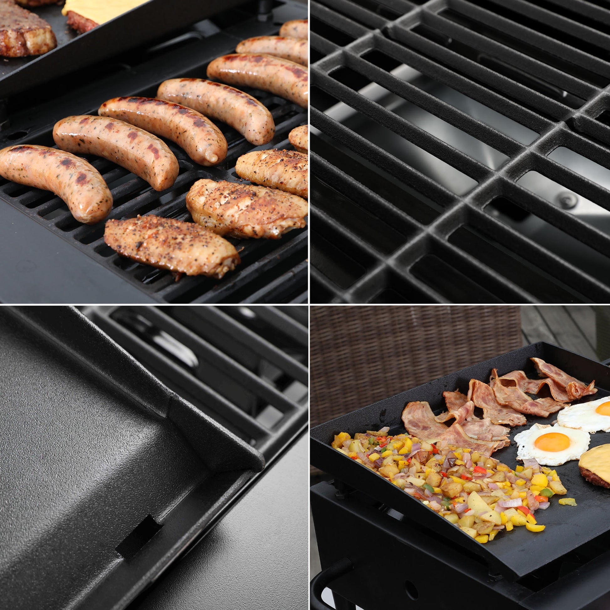 Royal Gourmet 4-Burner GD4002T Portable Gas Grill and Griddle Combo, 40000 BTU