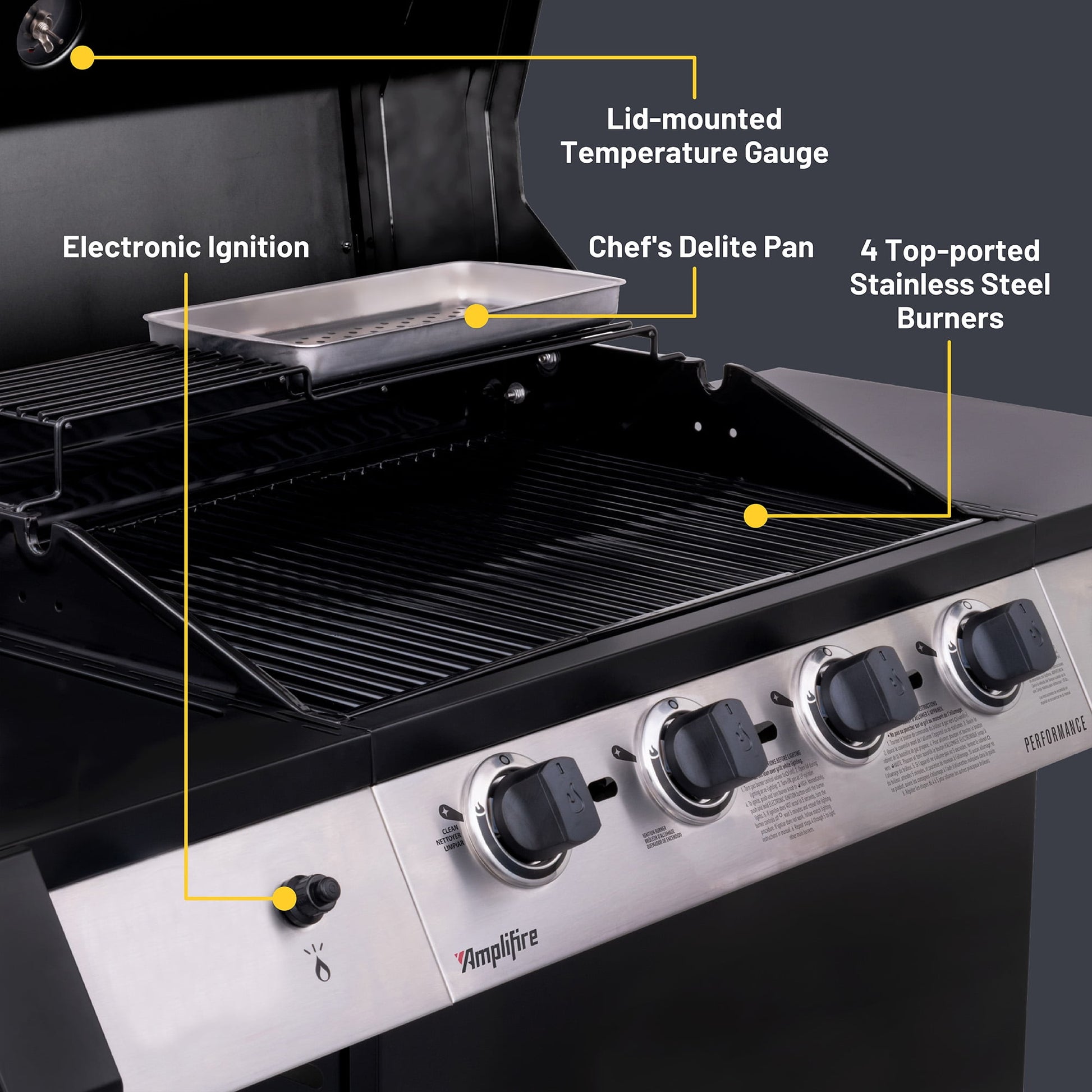 Charbroil® Performance Series™ Amplifire 4-Burner Gas Grill