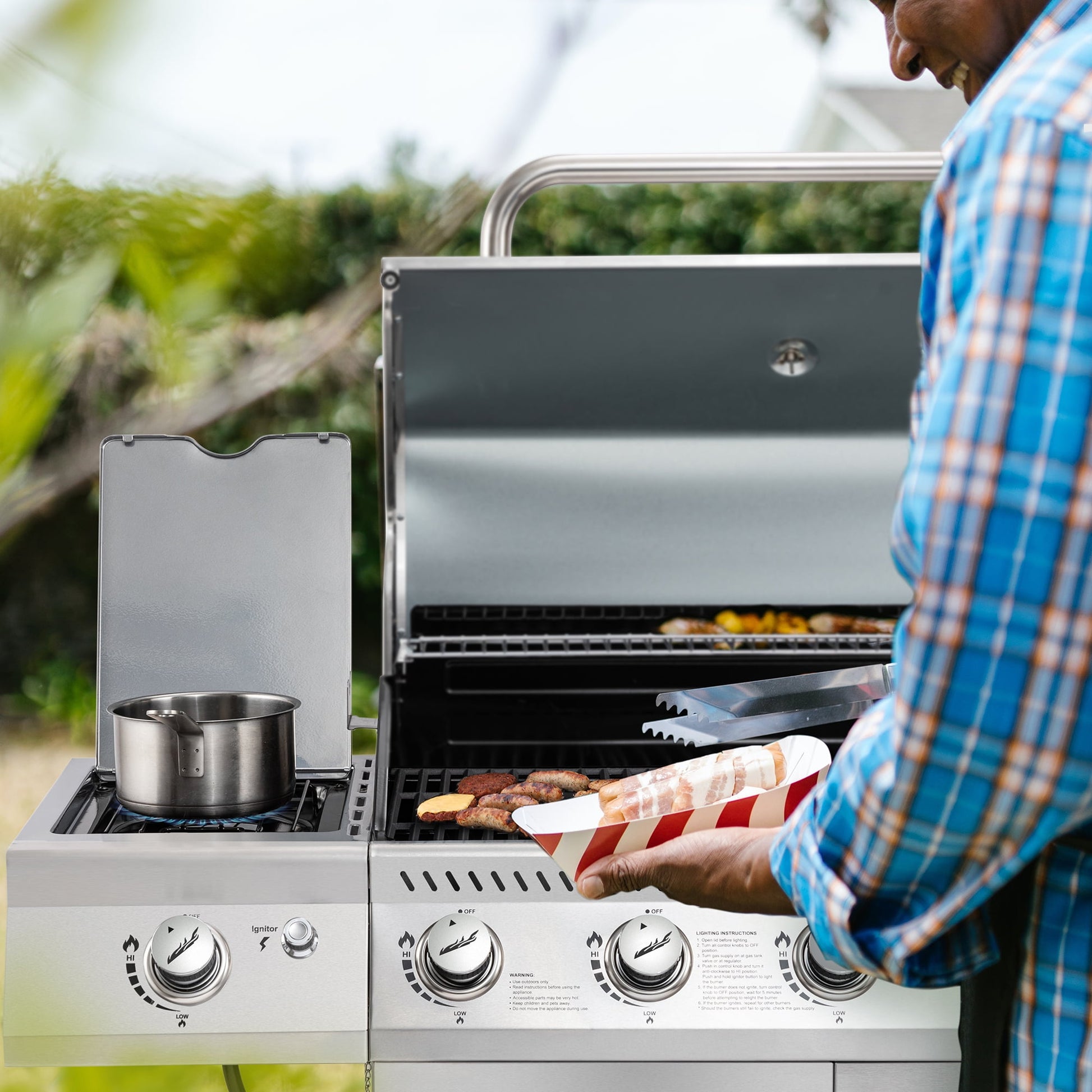 Royal Gourmet GA5404S Deluxe Stainless Steel 5-Burner Gas Grill