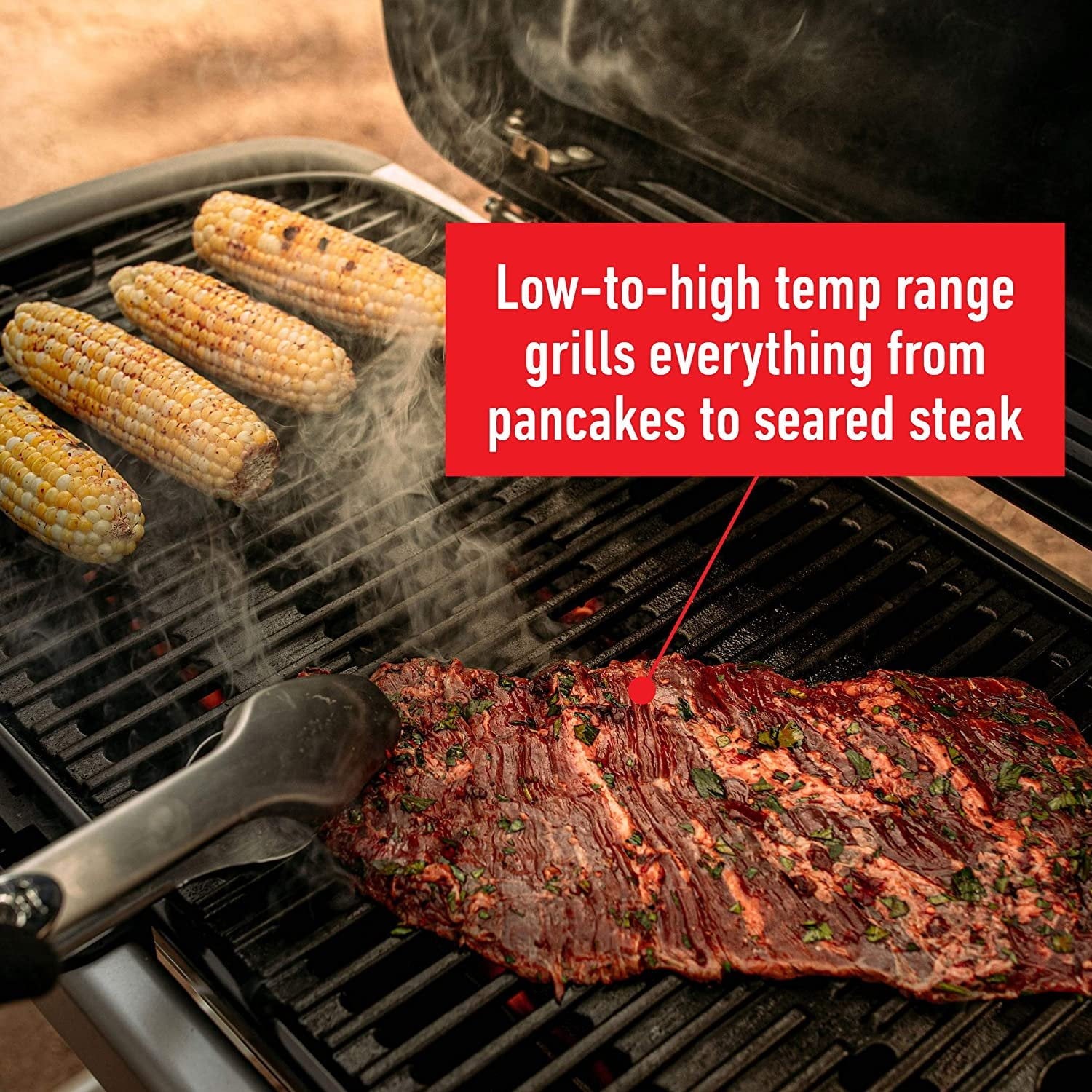 The Weber Traveler Portable Gas Grill, Stealth Edition