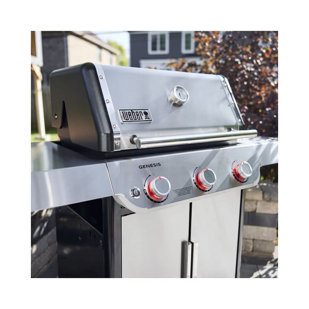 Weber Genesis S-315 3 Burner Natural Gas Grill Stainless Steel