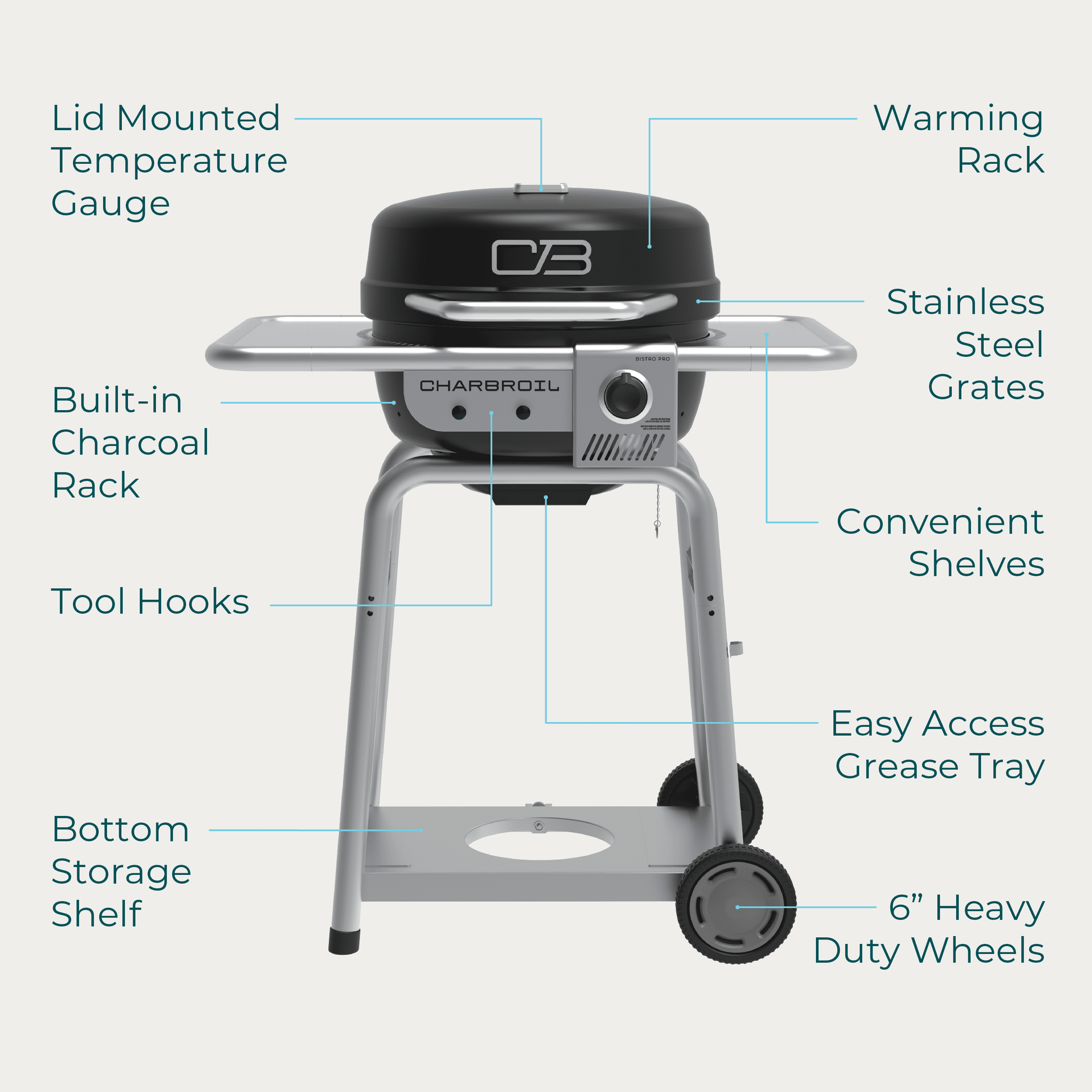 Charbroil® Bistro Pro™ Gas Grill