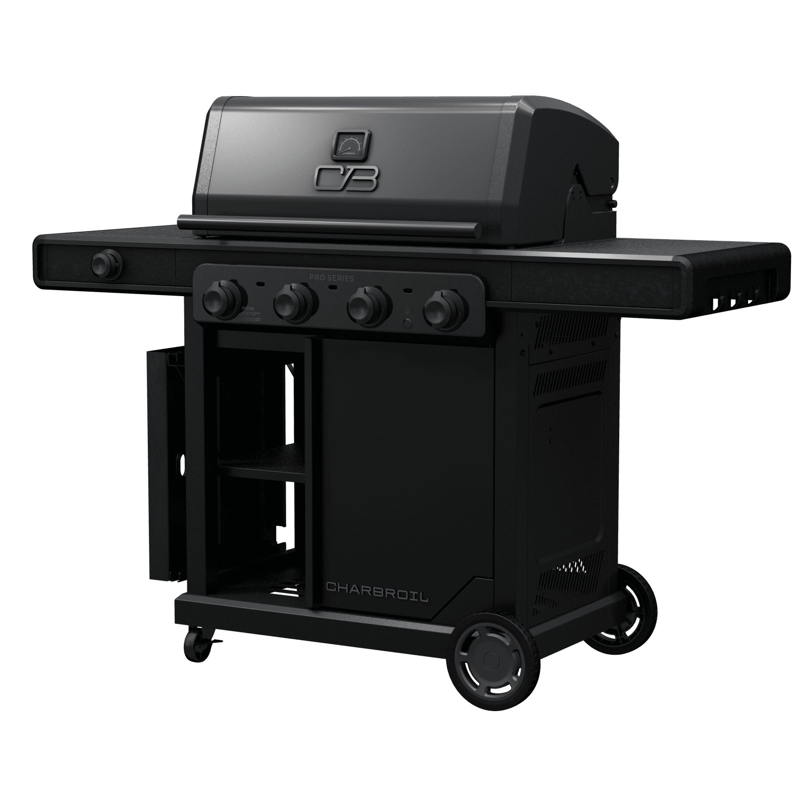 Charbroil Pro Series™ 4-Burner Gas Grill and Griddle with Side Burner