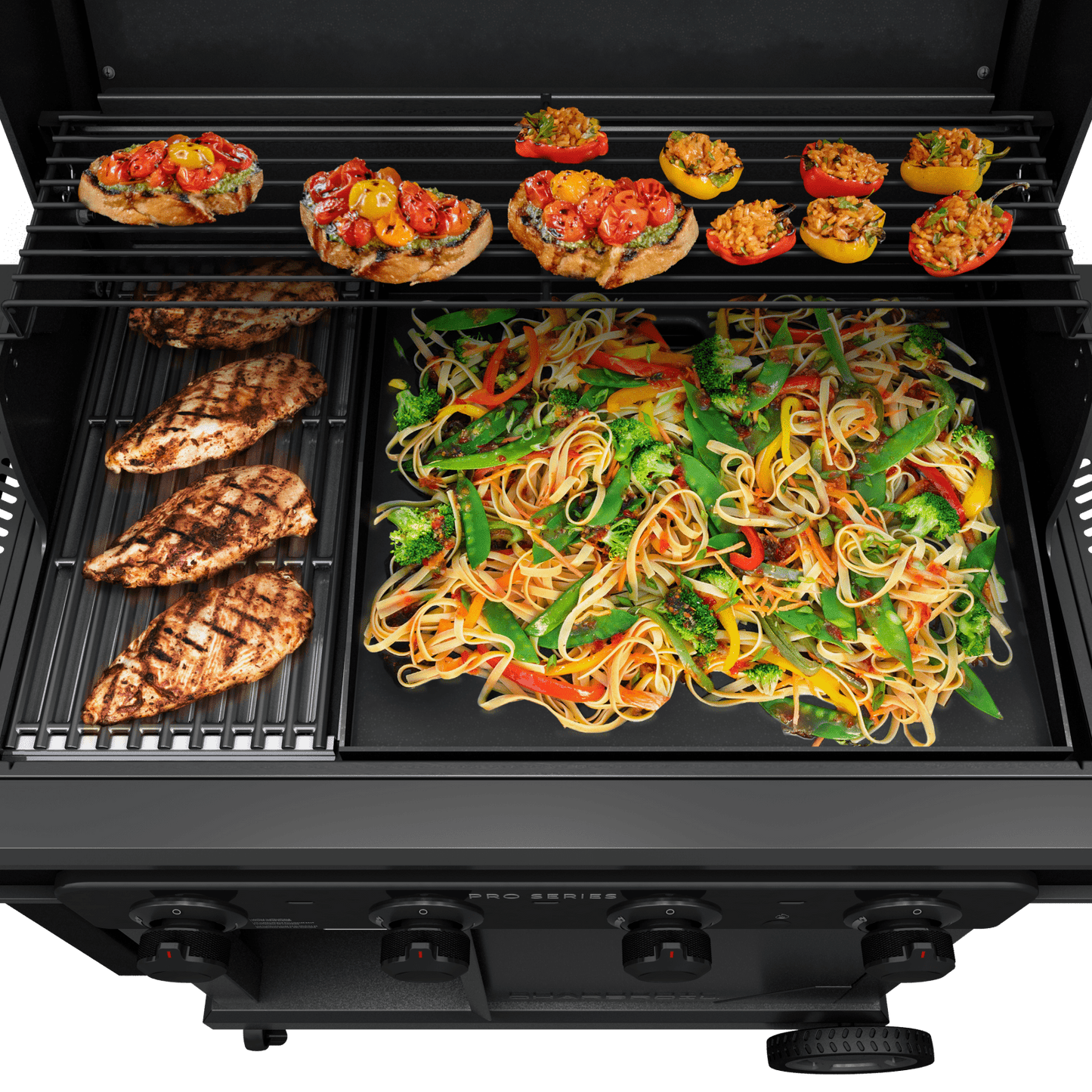 Charbroil Pro Series™ 4-Burner Gas Grill and Griddle
