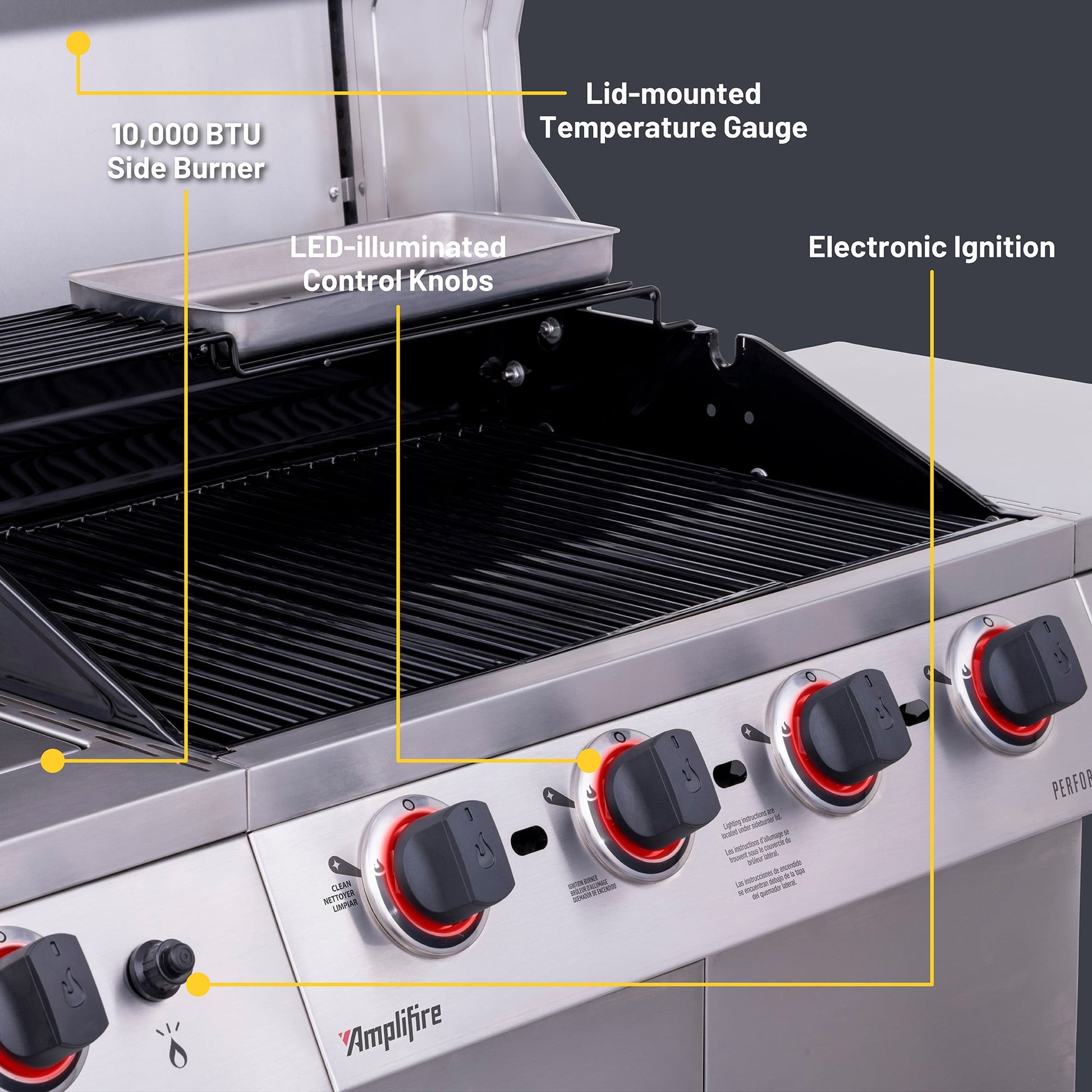 Charbroil® Performance Series™ Amplifire™ 4-Burner Gas Grill