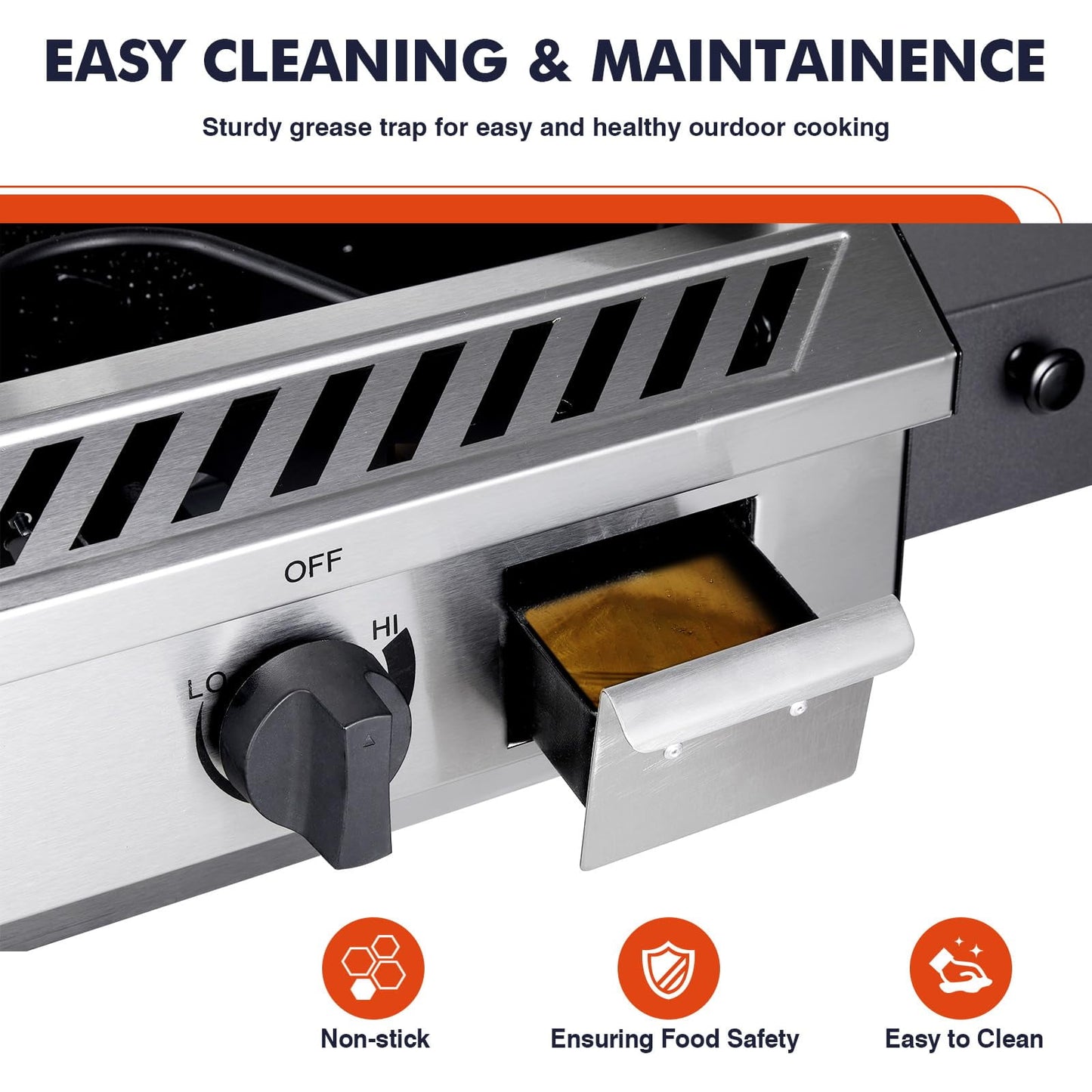 Frizi  150,000 BTU 2-Burner Outdoor Gas Stove with Side Shelves, Auto-Ignition & Regulator, Heavy-Duty Propane Outdoor Cooking Stove for Camping, BBQ, and Patio Use
