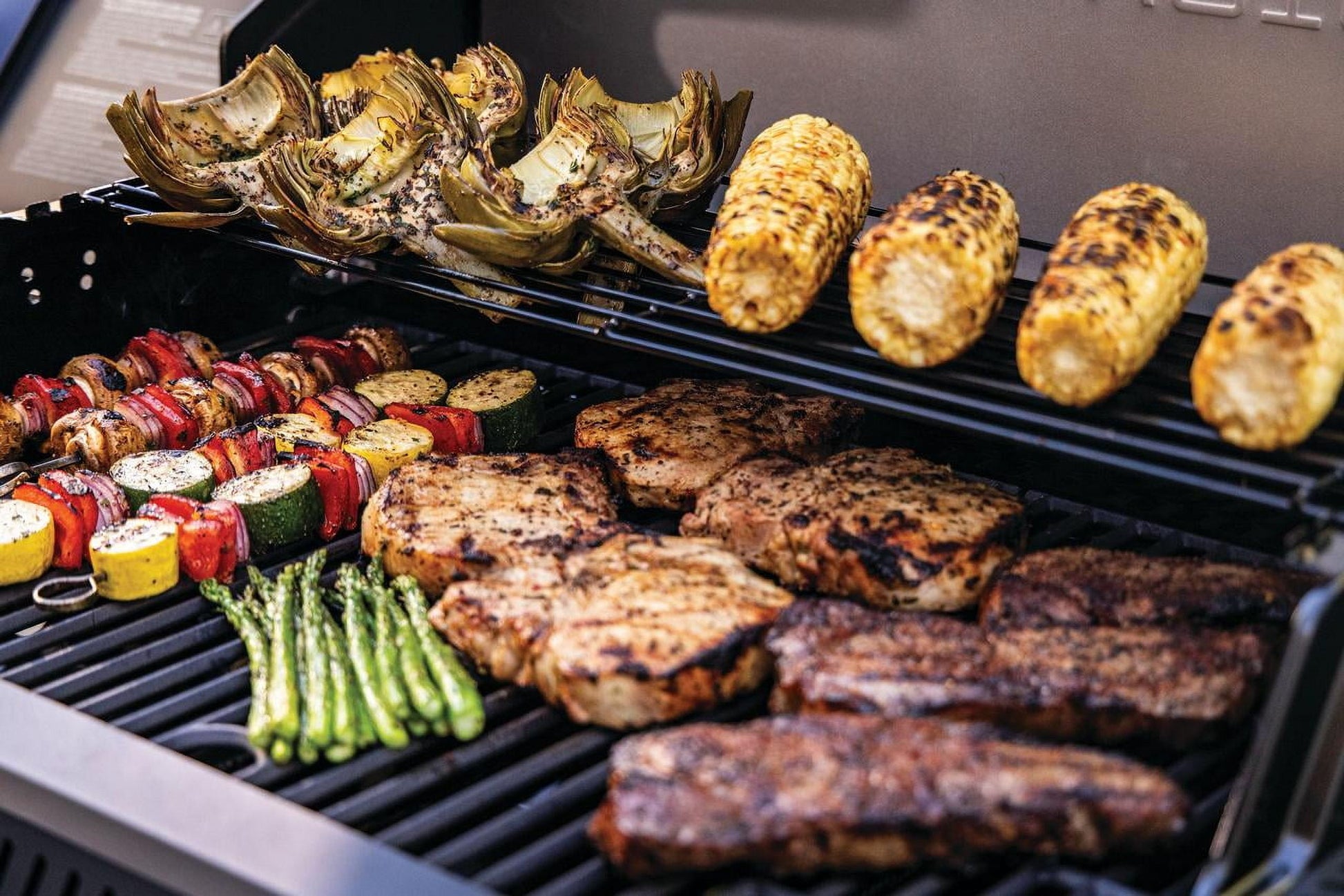 Charbroil Performance Series FlavorMax 5-Burner Gas Grill with Side Burner and 12" Griddle