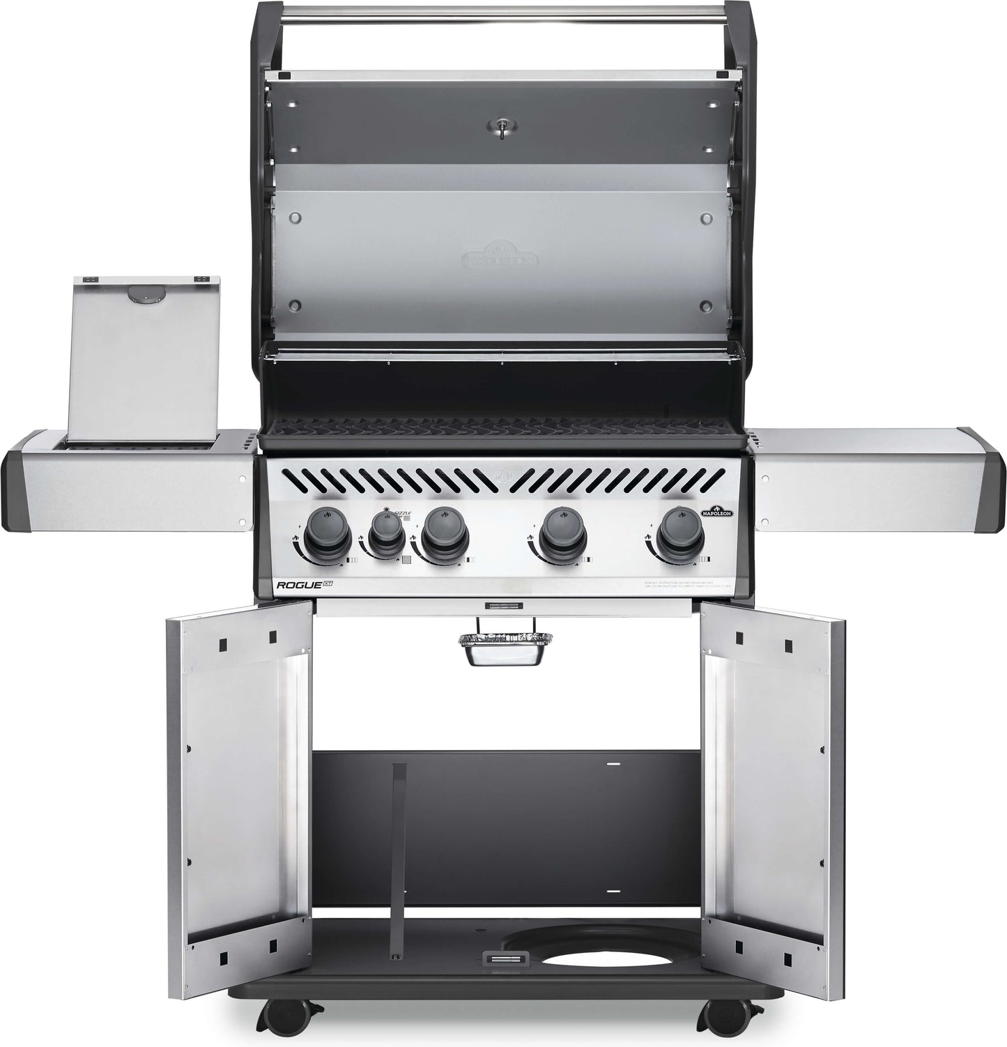 Rogue® XT 425 Natural Gas Grill with Infrared Side Burner, Stainless Steel