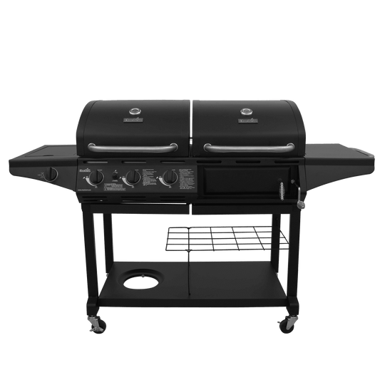 Charbroil Deluxe Charcoal & Gas Combination Cart Grill