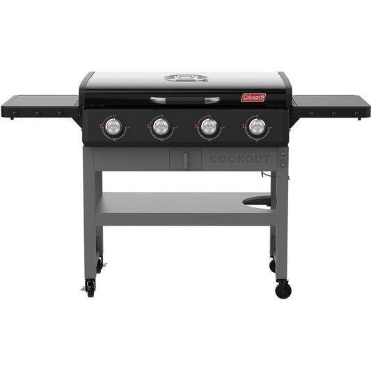 Coleman 4 Burner Gas Griddle Grill, Black, CO-550GG