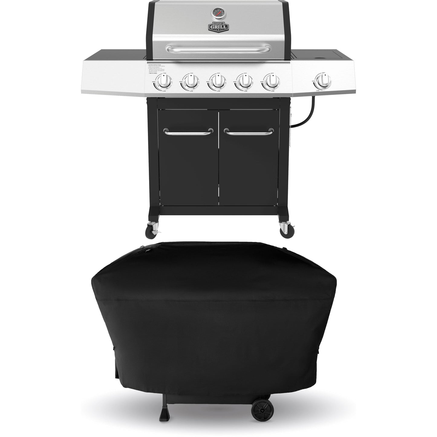 EG 5 Burner Grill w/cover