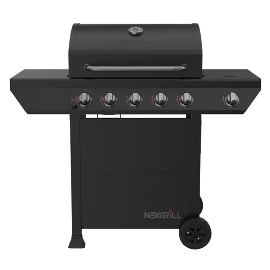 Nexgrill 5-Burner Gas Grill with Side Burner, 67,000 BTUs, 618 SQ. In. Cooking Area, Propane BBQ Grill with Stainless Steel Panel for Outdoor Cooking, Patios, and More - 720-1142&nbsp;