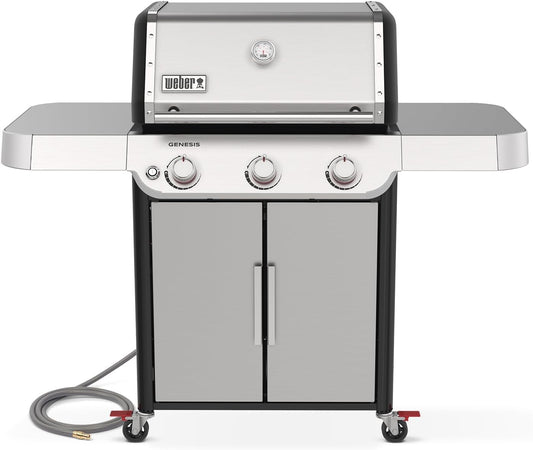 Weber Genesis S-315 3 Burner Natural Gas Grill Stainless Steel