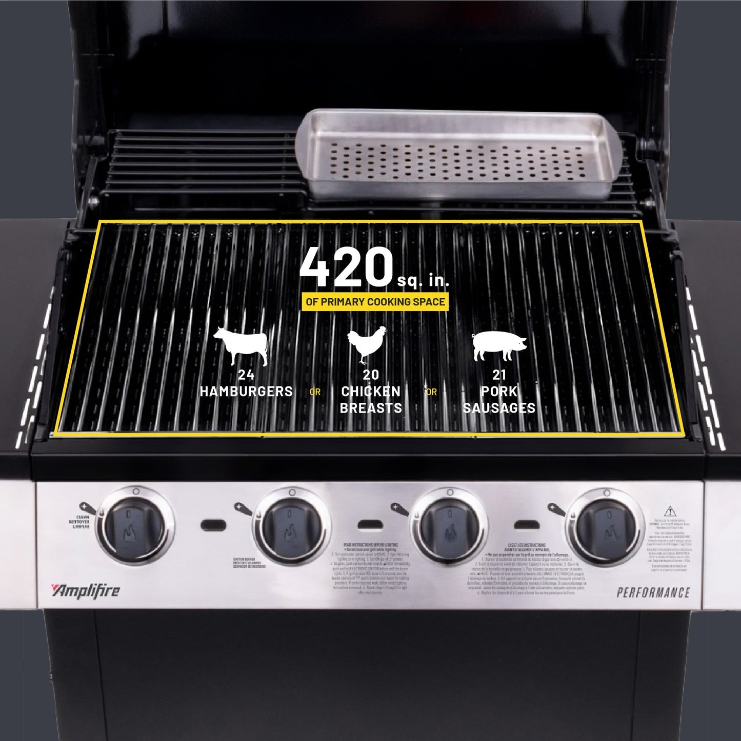Charbroil® Performance Series™ Amplifire 4-Burner Gas Grill