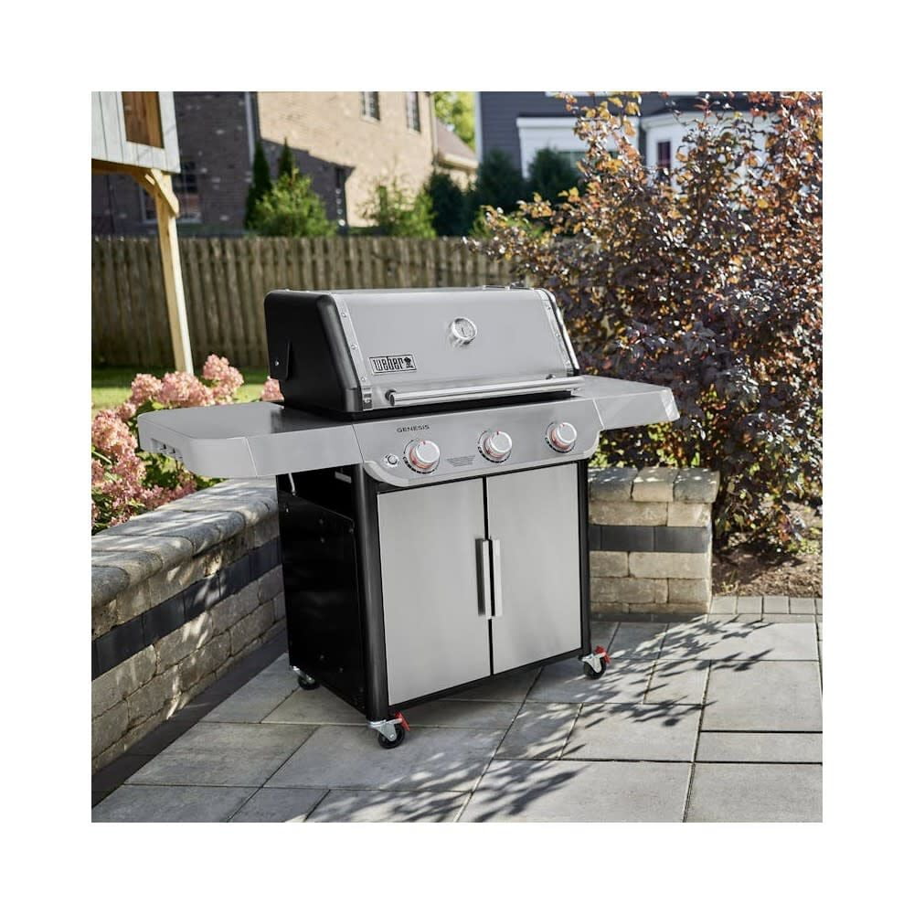 Weber Genesis S-315 3 Burner Natural Gas Grill Stainless Steel
