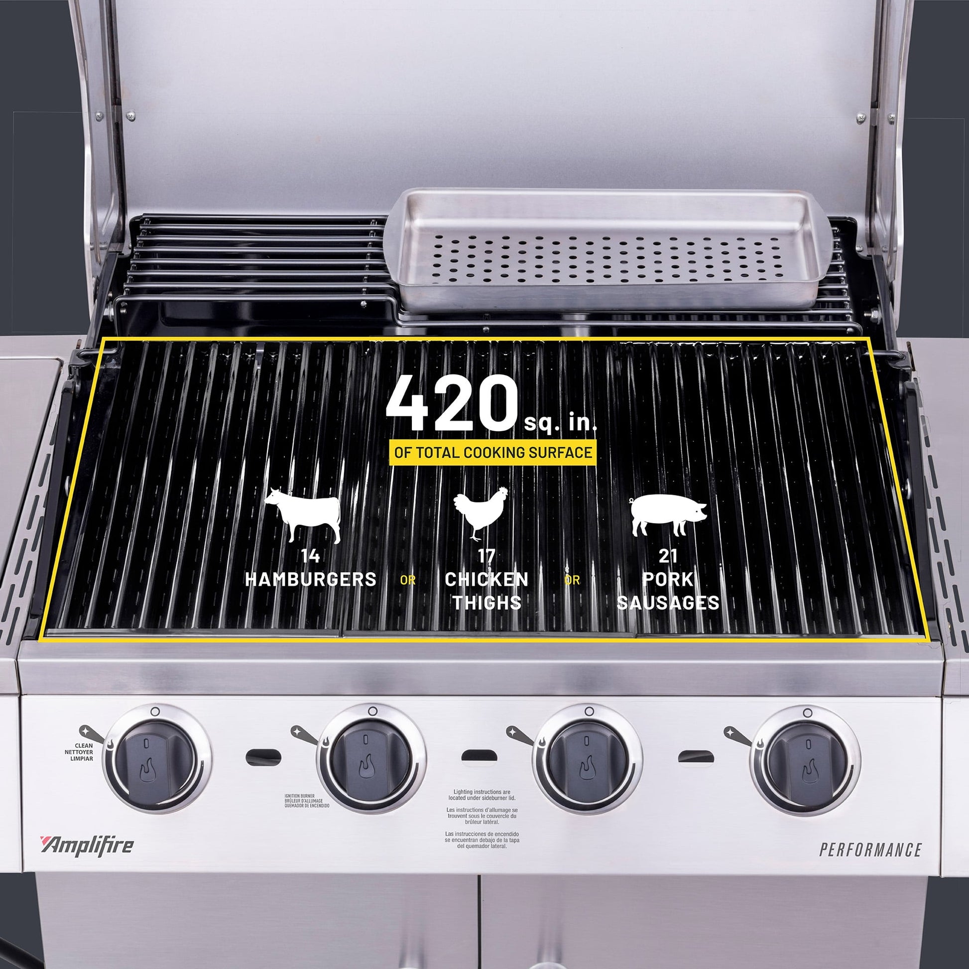 Charbroil® Performance Series™ Amplifire™ 4-Burner Gas Grill