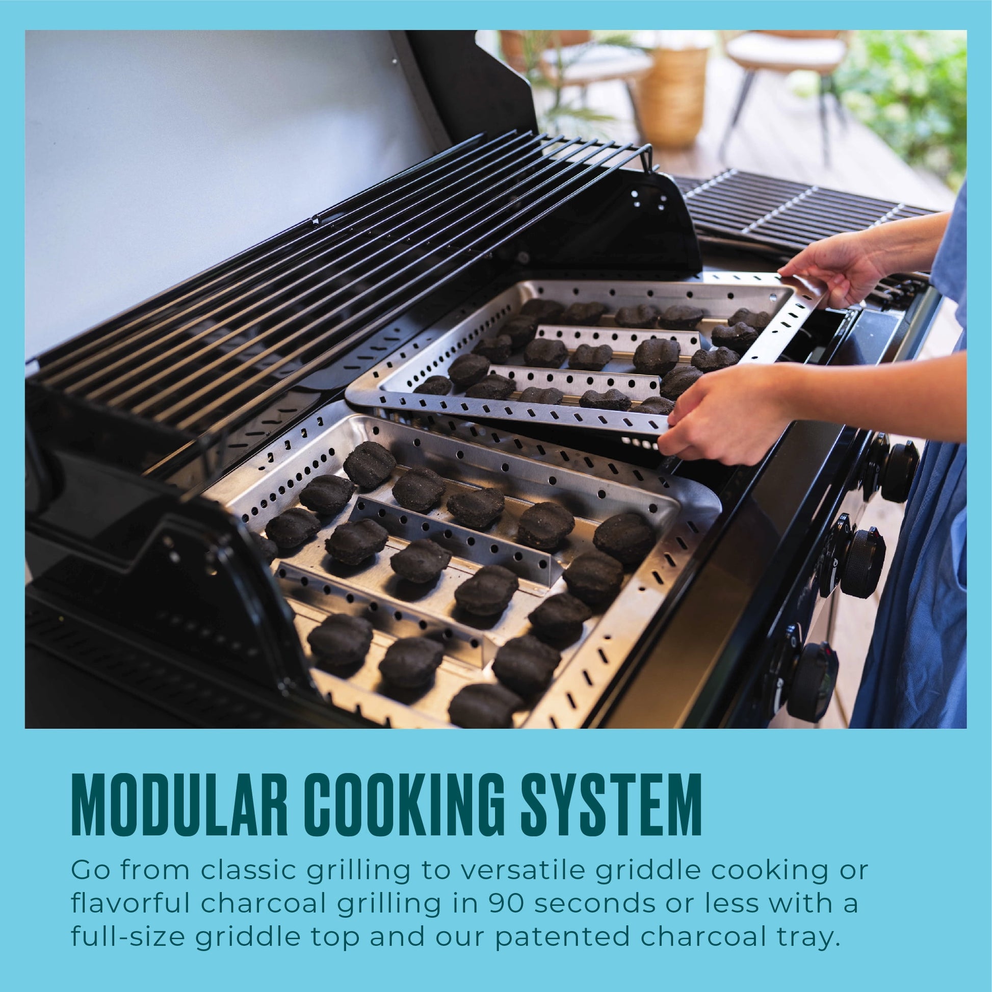 Charbroil Pro Series™ 4-Burner Gas Grill and Griddle with Side Burner