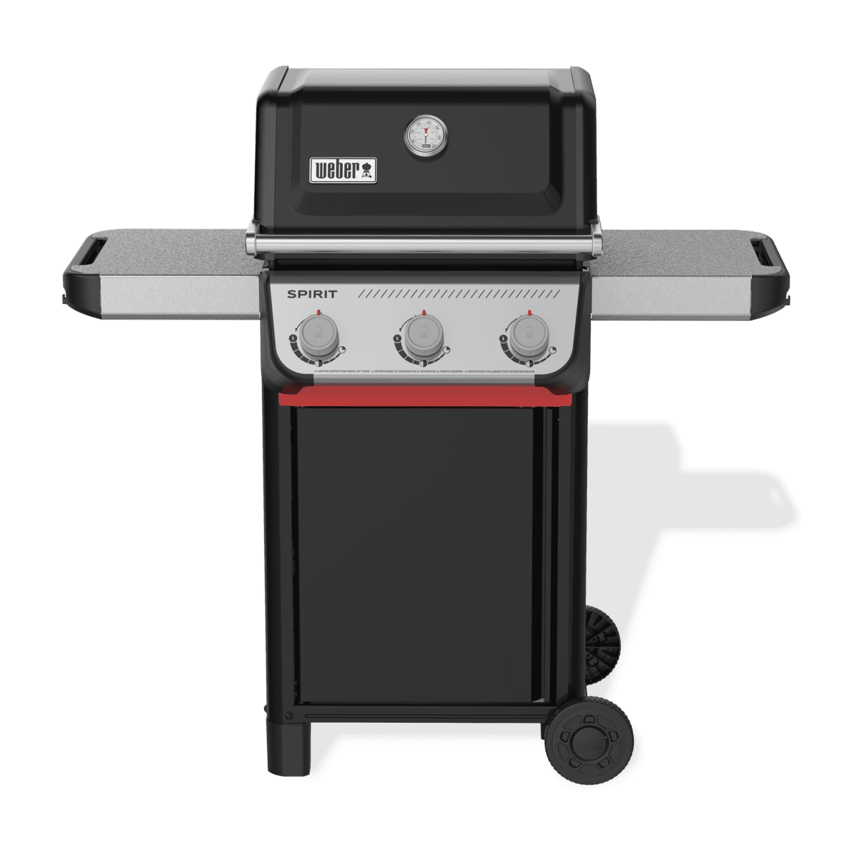 Weber Spirit E-310 3 Burner Liquid Propane Gas Grill, 26.6 Inches, Black