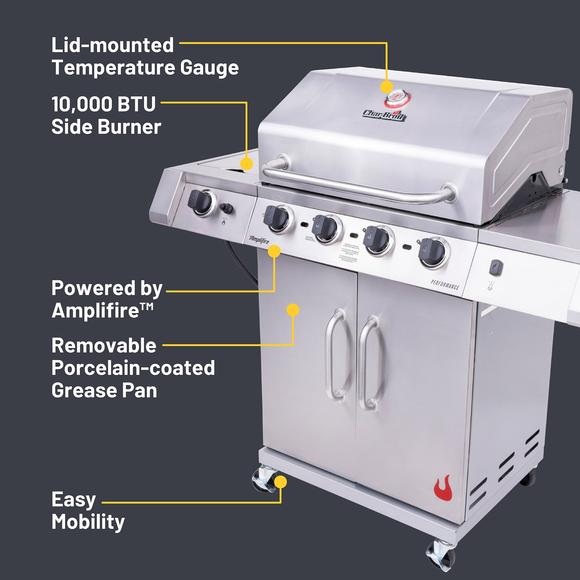 Charbroil® Performance Series™ Amplifire™ 4-Burner Gas Grill