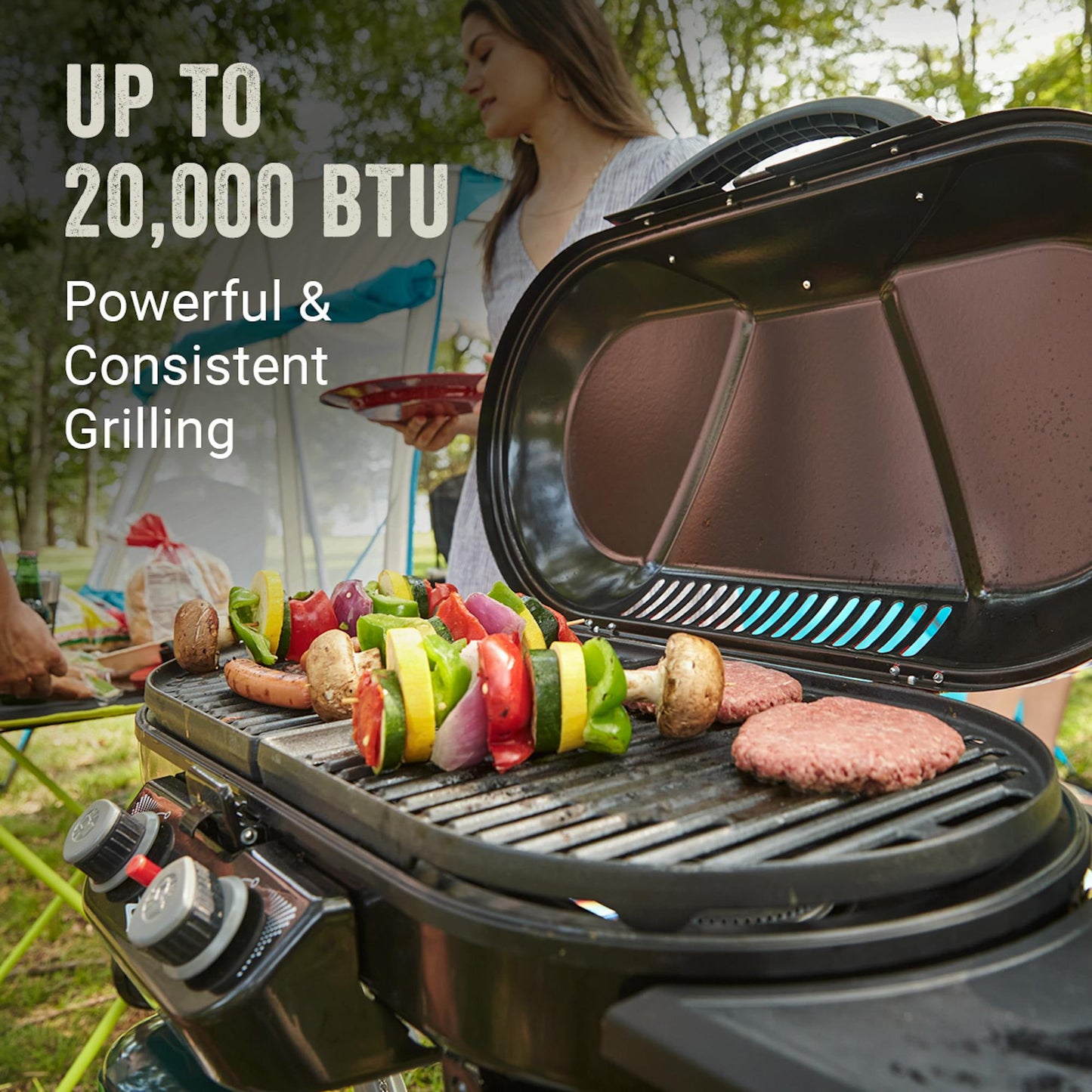 Coleman RoadTrip® X-Cursion 2 Burner Propane Gas Portable Grill