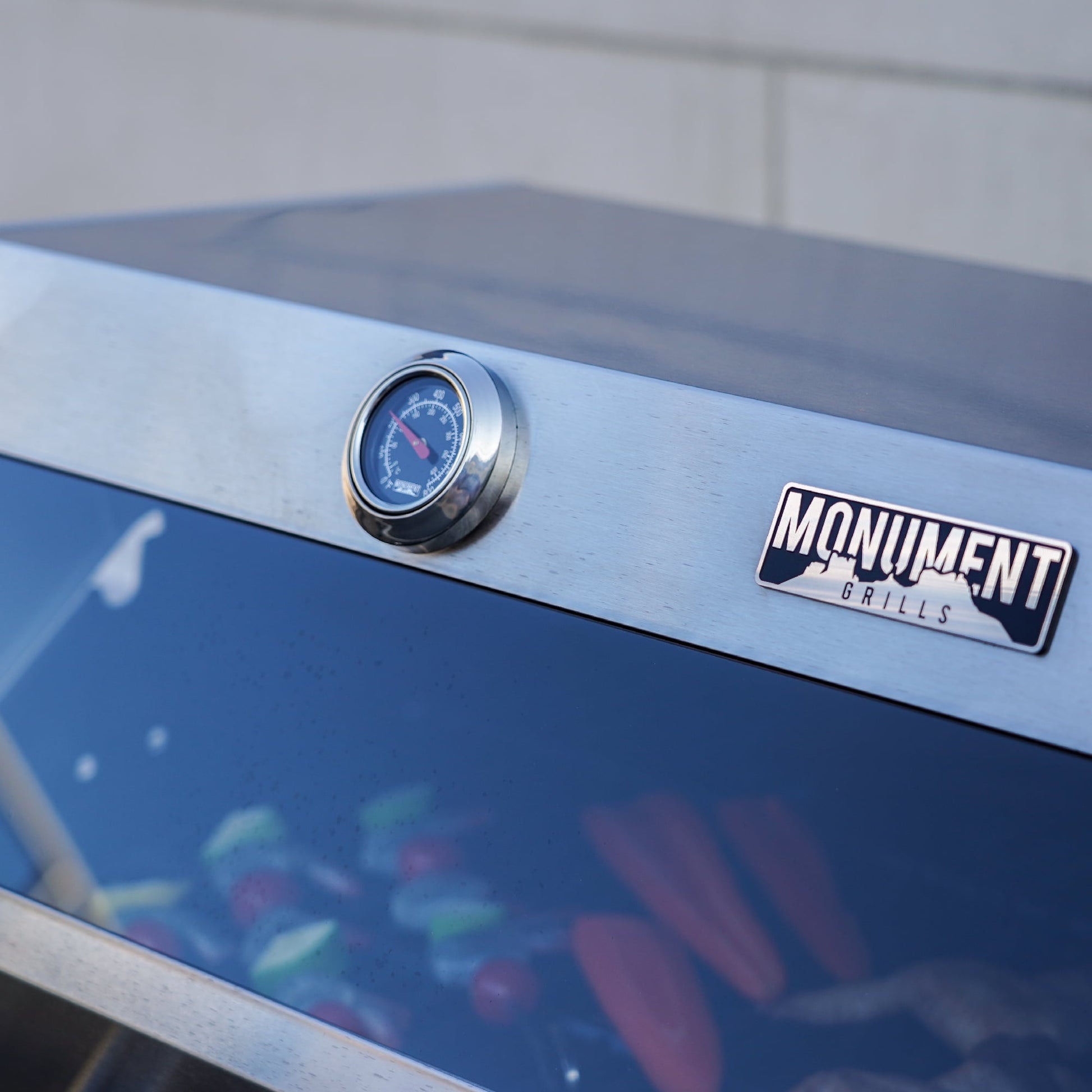 Monument Grill Mesa 3-Burner Propane Gas Grill in Stainless Steel with Clear View Lid and LED Controls