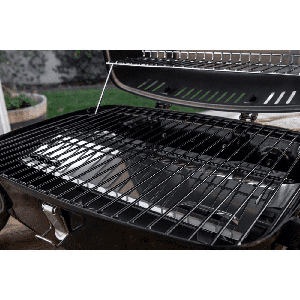 1-Burner Portable Propane Gas Table Top Grill in Black